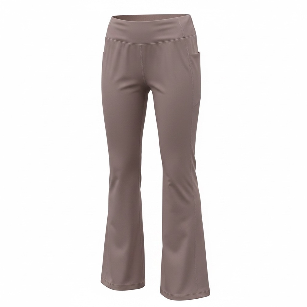 Fabletics Taupe/Gray Boot Cut Flare Yoga Pants
